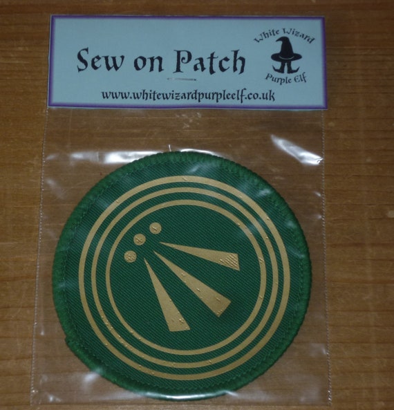 Black Dice Design Embroidered Polycotton Patches Accessory UK Seller