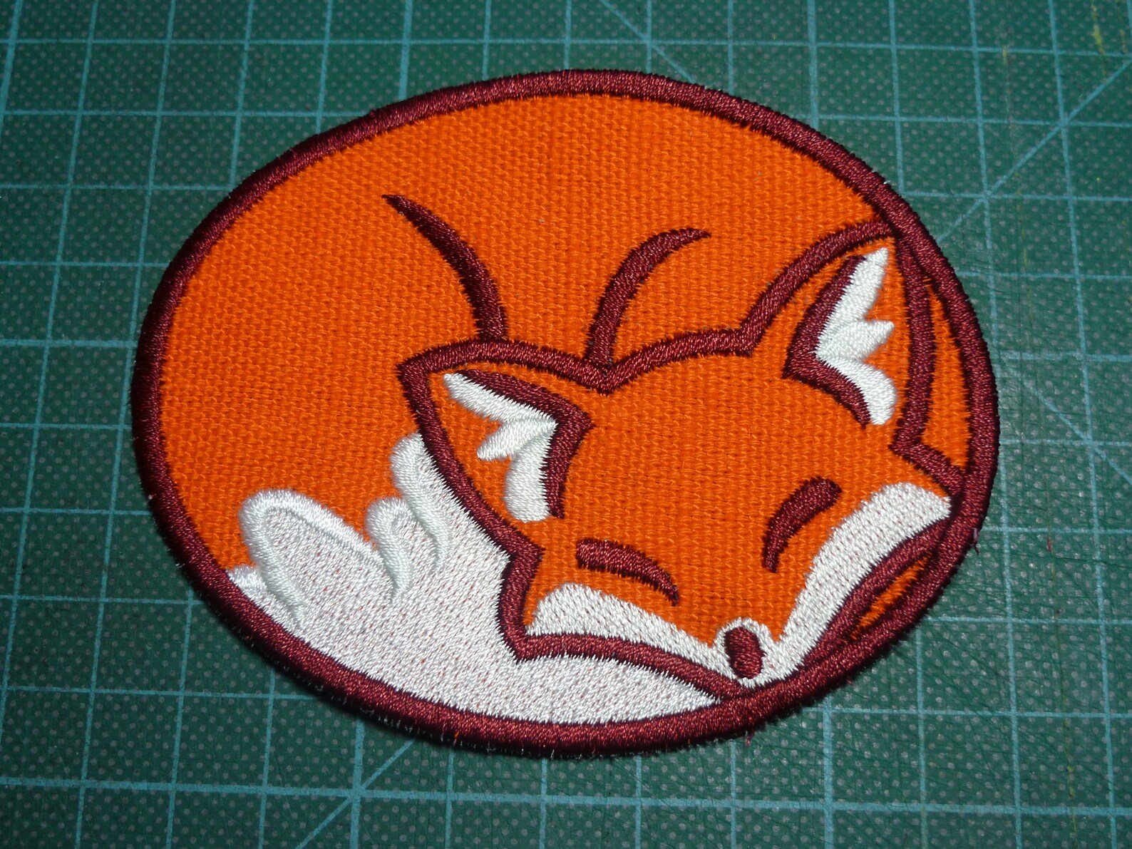FOX Patch Embroidered Sew on Patch Foxy Patch Fabric Badge Etsy UK