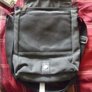 Rocky Dragon Tablet Bag, iPad case, Embroidered Dragon bag, Vintage washed canvas image 5