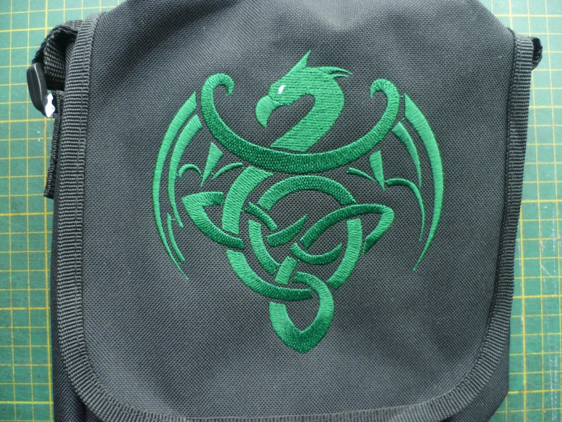 Celtic Dragon Bag Dragon Bag Embroidered Dragon Dragon Etsy UK