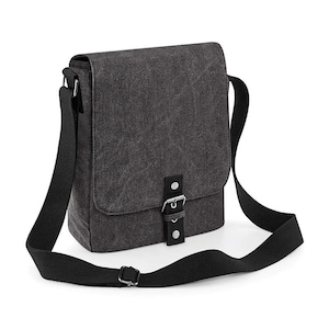 Smoky Dragon Bag, Dragon Tablet Bag, Dragon iPad case, Embroidered bag, Vintage washed canvas padded compartment image 10