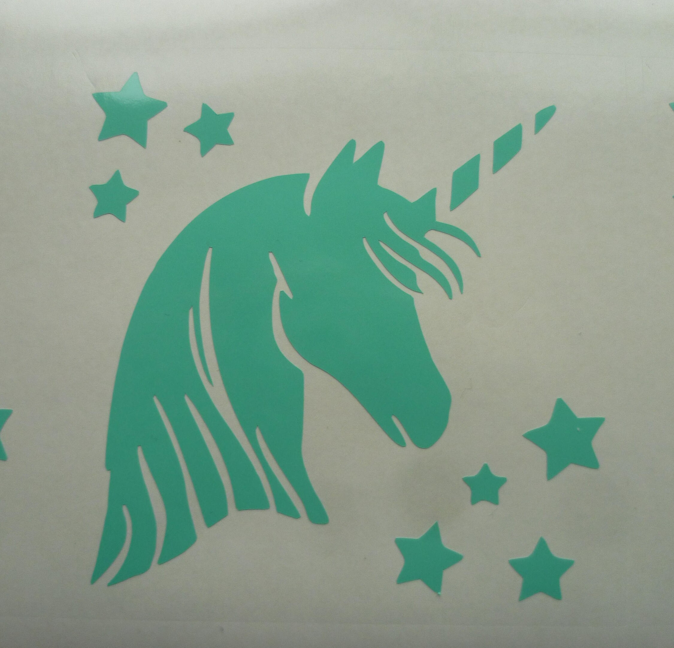Unicorn Sticker Unicorn Car Sticker Unicorn Decal Laptop Car Etsy