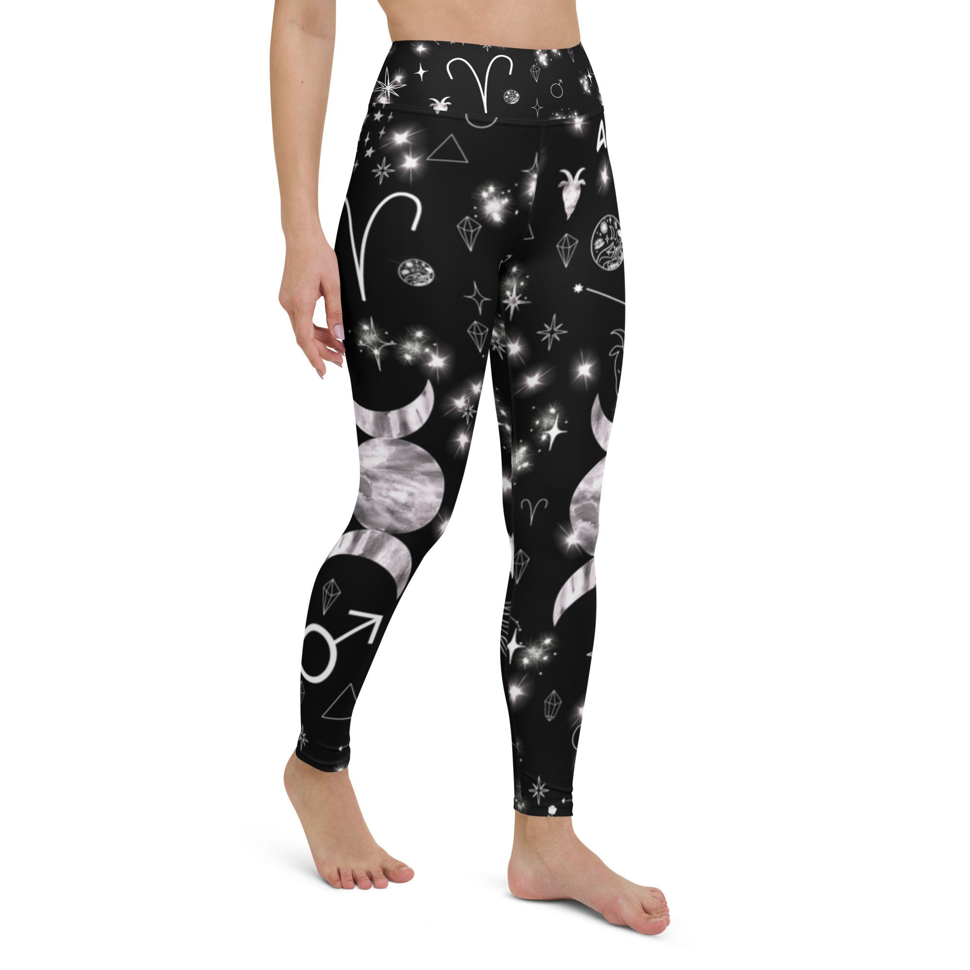 Aires Zodiac Yoga Leggings | Etsy