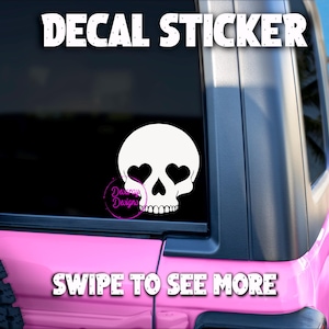 Sticker skelet sticker - sticker schedel - vinyl sticker sticker - auto sticker sticker - raam sticker - sticker - vinyl sticker