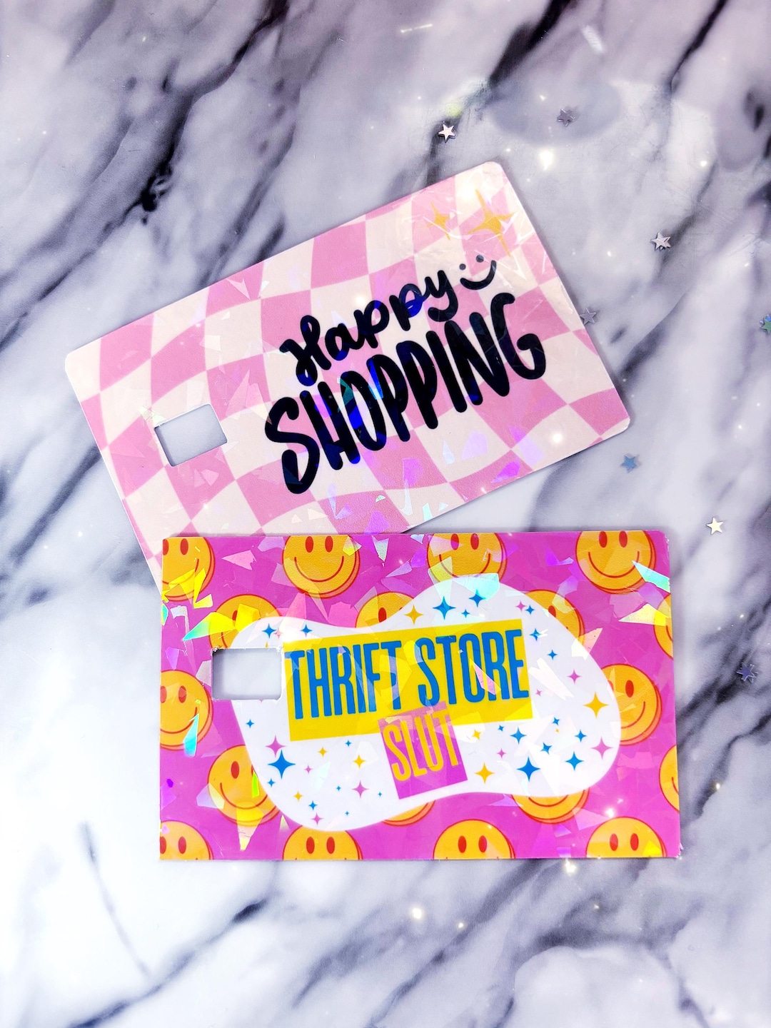 Happy Shopping Debit & Credit Card Skins - Debit Card Sticker - Credit ...