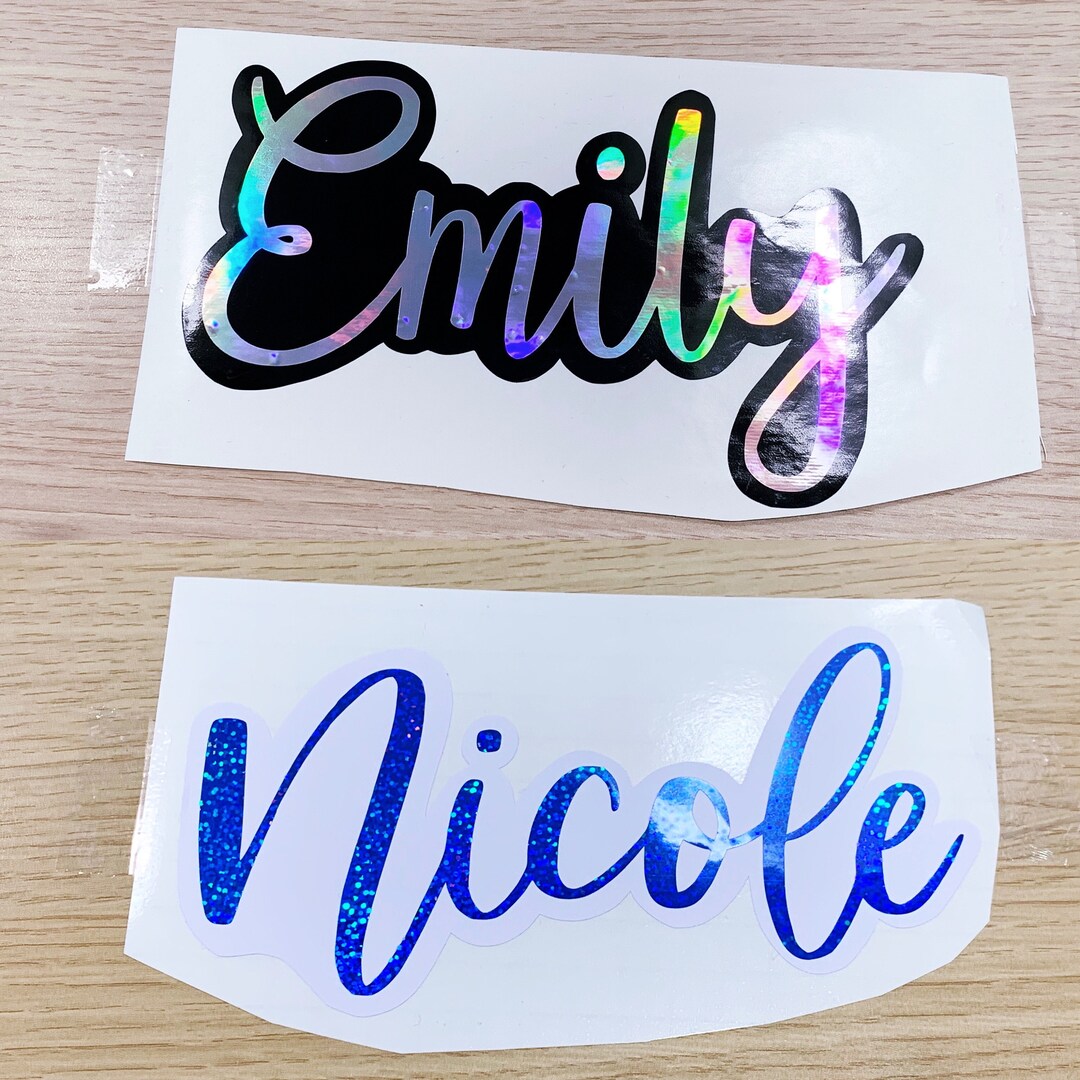 Name Stickers - Stickers - Waterproof Stickers - Name Decal Stickers ...