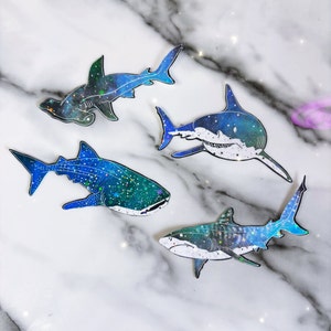 Pegatinas de océano - Pegatinas impermeables - Pegatinas de tiburones - Pegatinas de ballenas - Pegatinas para botellas de agua - Pegatinas celestiales - Pegatinas de criaturas marinas
