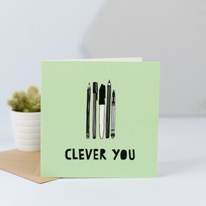 Carta Clever You, risultati degli esami, laurea, ben fatto, ce l'hai fatta, luminoso e colorato, divertente, eccentrico, contemporaneo