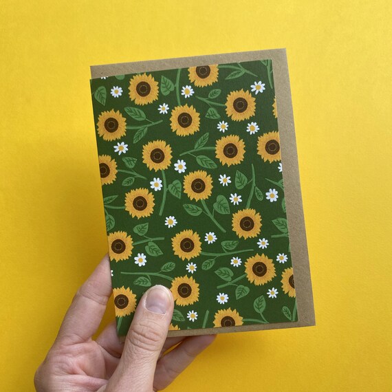 Hojas Papel Regalo 70x50cm Papel Regalo Girasoles - 6 Hojas Azul Y Amarillo Reciclable Papel Coreano Para Flores