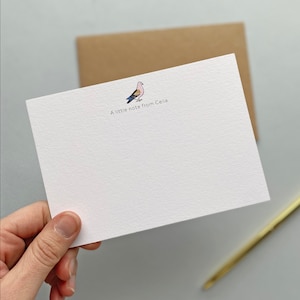 Brieftaube Briefpapier, personalisierte Dankeskarten, flache Notizkarten, personalisiertes Briefpapier, Dankeskarte, Vogel Briefpapier