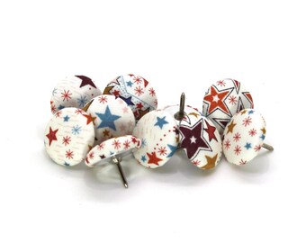 Liberty Adelajda Fabric Push Pins, Set of 10 Tana Lawn Tacks