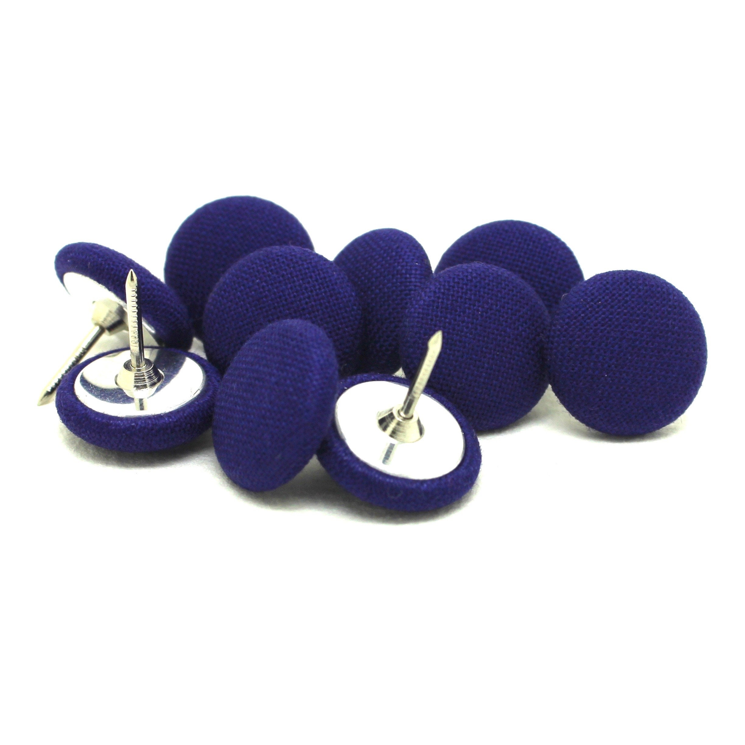 Regal Purple Kona Fabric Push Pins, 10 Piece - Etsy