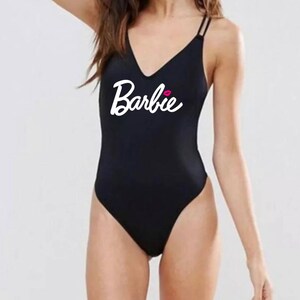 barbie one piece bathing suit