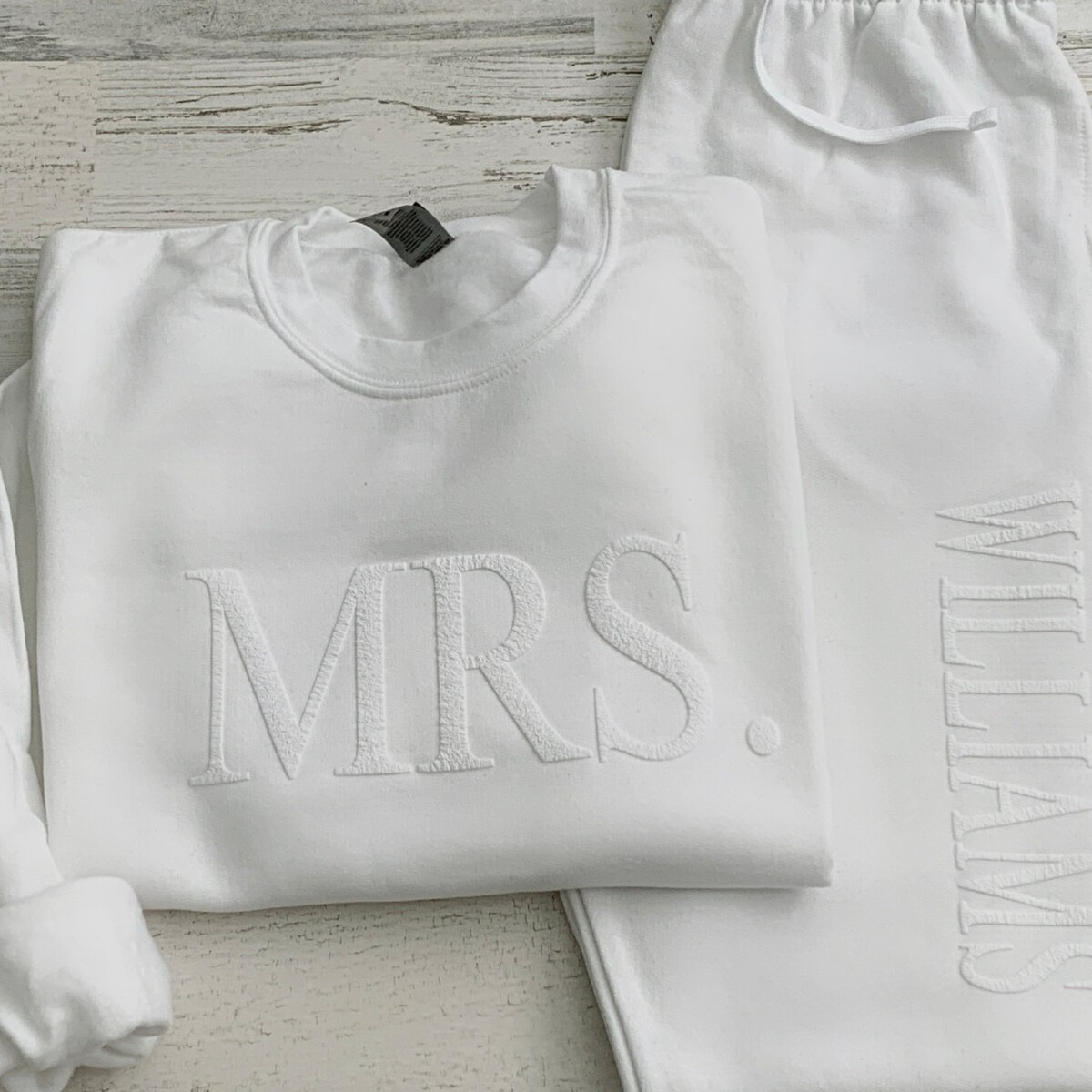 Mrs Sweatshirt/Jogger Set- Etsy