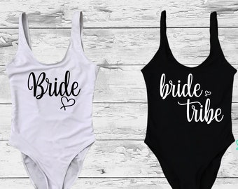 Bride Swimsuit. Bach Babe Bathing Suit. Squad. Bride Tribe. Bachelorette Party Swimsuit. Bridesmaid Swimsuit. One Piece Swimsuit. 14