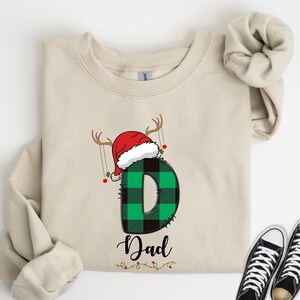 Custom Christmas Matching Sweatshirt, Family Christmas Name Shirt, Personalized Gifts, Holiday Sweatshirt Monogrammed Family Christmas Shirt