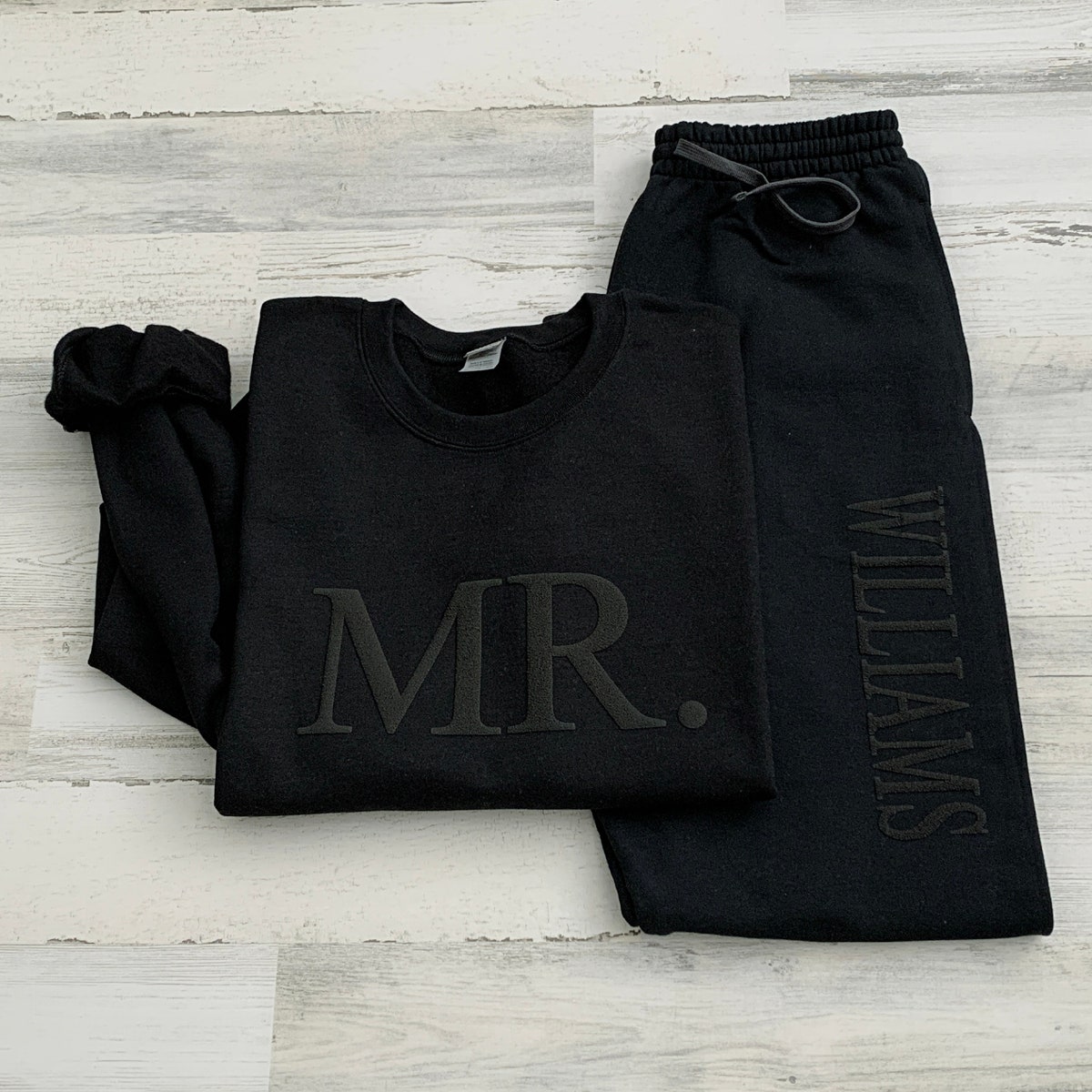 Mr. Sweatshirt/Jogger Set- Etsy