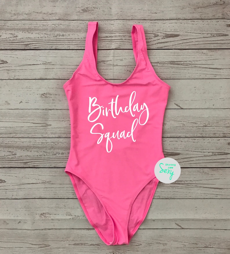Birthday Queen Swimsuit. Birthday Swimwear. HE4. Birthday Etsy