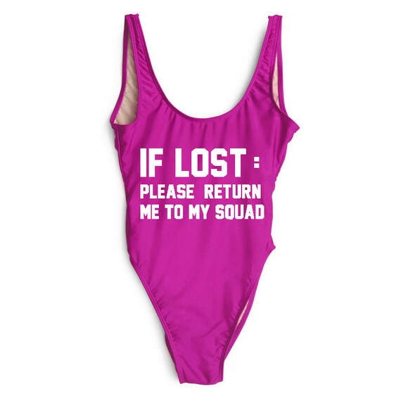 Bachelorette Swimsuit. If Lost Squad Swim. Bride Squad Swim Suit. One Piece  Swimsuit. Bride Bathing Suit. Bachelorette Bathing Suit. -  Hong Kong