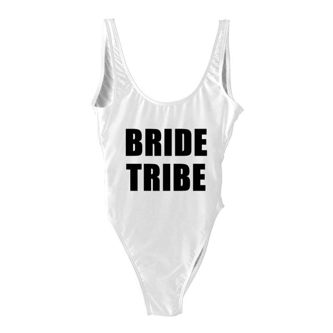 Bride Tribe Swimwear. Bride Bathing Suit. Bride Squad Etsy