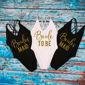 Bachelorette Swimsuit. 022821-053 One Piece Swimsuit. I Do Crew Swim. Squad Swimsuit. Beach Swimsuit. Bridesmaid Swim. Bride Squad Swimsuit.