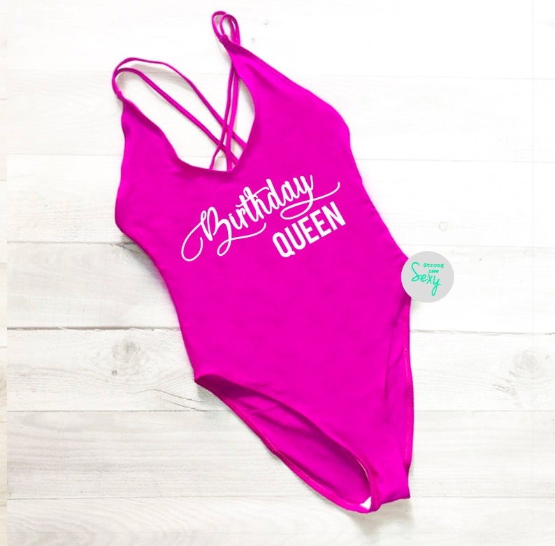 Birthday Squad. Bachelorette Swimsuit. Birthday Suit Swimsuit. Etsy
