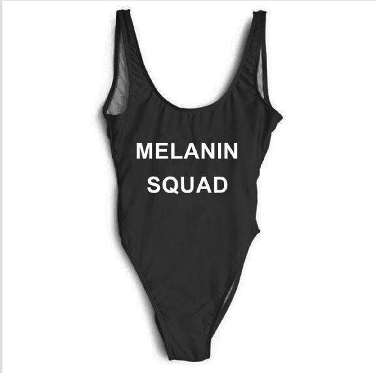 Melanin Squad Swimsuit One Piece Swimsuit Melanin Squad Etsy