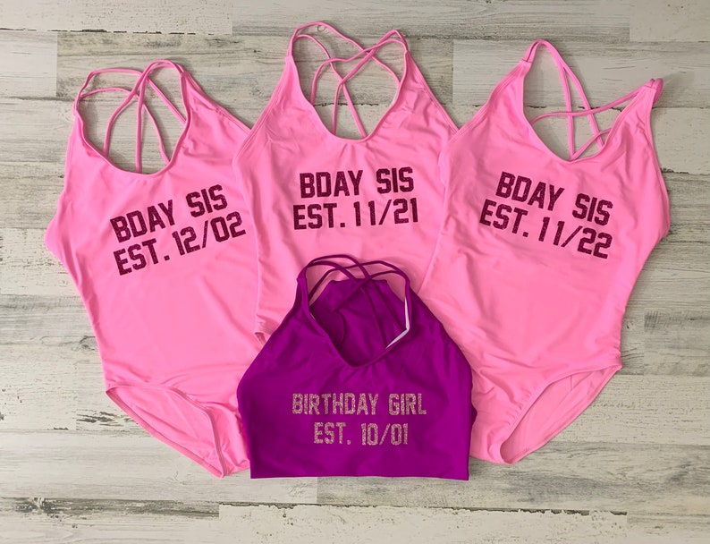 Custom Swimsuit. bathing suit. Swimsuit. One Piece Swimsuit. Custom Text Personalized swimwear. Many wording colors option. Bride . image 8