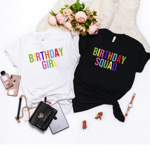 Birthday Squad Shirt, Birthday Party Girl Shirt, Birthday Queen, Birthday Girl Shirt, Birthday Shirt, Birthday Girl Outfit, Birthday Gift