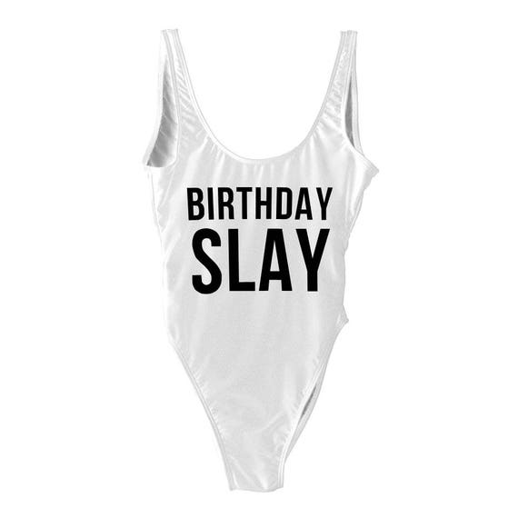 birthday slay swimsuit plus size