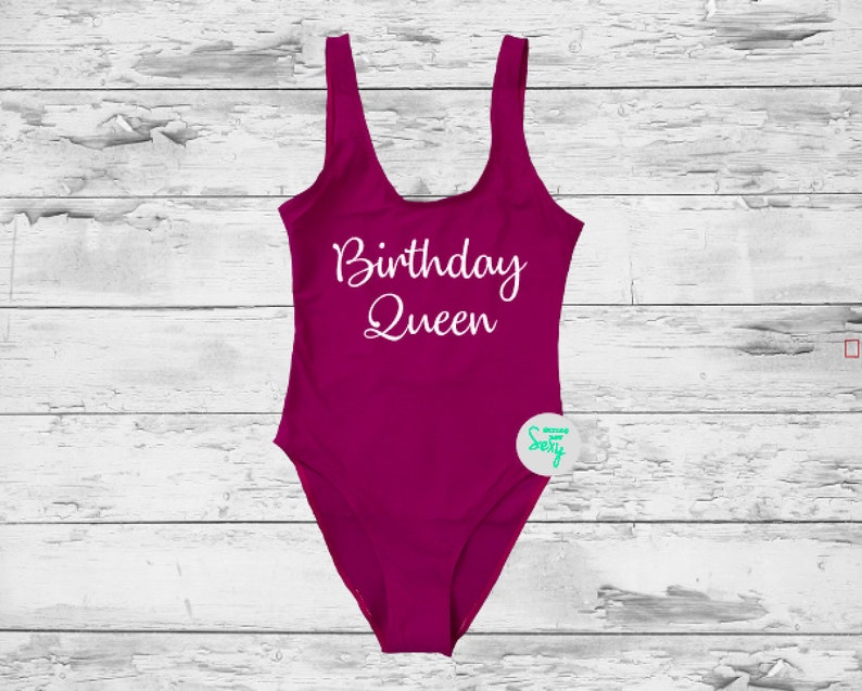 Birthday Queen Swimsuit. Beach Bathing Suit. Birthday Slay. Etsy UK