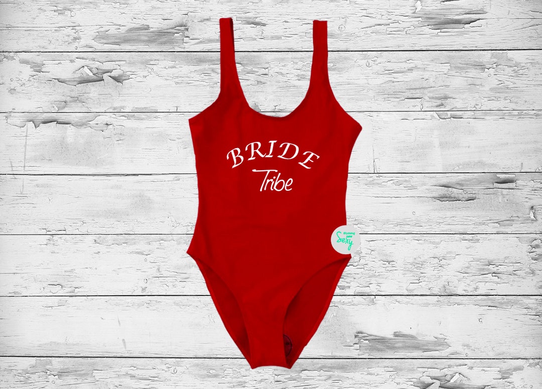 Bride Tribe Swimsuit. Bach Babe Bathing Suit. Squad. Bride Etsy