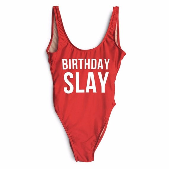 birthday slay swimsuit