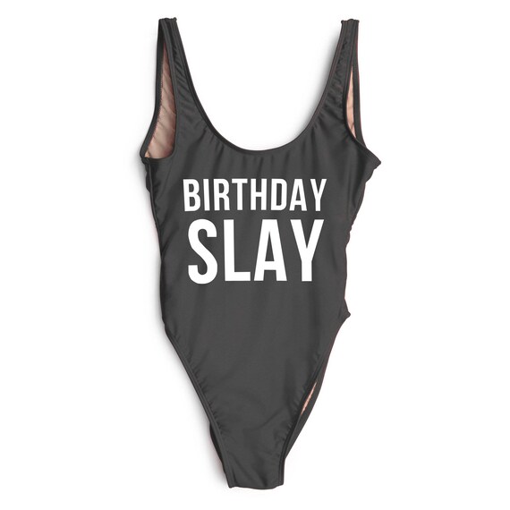 birthday slay bathing suit