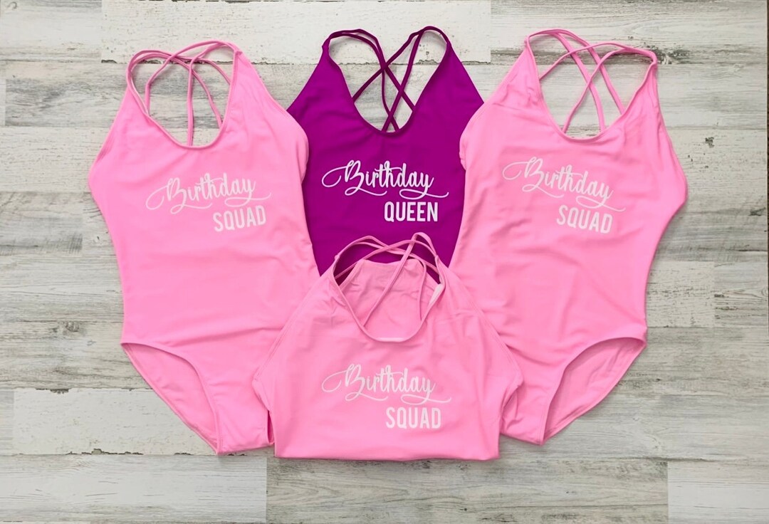 Birthday Queen Swimsuit, Beach Swimsuit, Birthday Girl Swim
