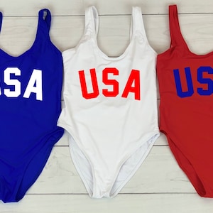 USA Swimsuit, America Swimsuit, Memorial Day, Party in the USA Swimsuit, Fourth of July Swimsuit, Independence Day, July Party