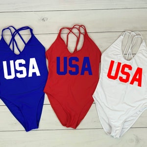 USA Swimsuit, July Party, America Swimsuit, Party in the USA Swimsuit, July 4th Swimwear, Memorial Day, Merica Swimsuit, Independence Day,