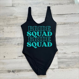 Bachelorette Bathing Suit, Honeymoon Swimwear, Bride Squad Swimsuit, Bride Bathing Suit, Bride Swim, One Piece Swimsuit, Bride Gift,
