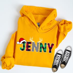 Personalized Christmas Hoodie, Custom Name Matching Family Sweatshirts, Custom Christmas Family Sweatshirt, Custom Christmas T-Shirt,
