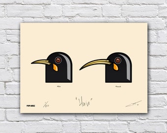 HUIA - Limited edition print