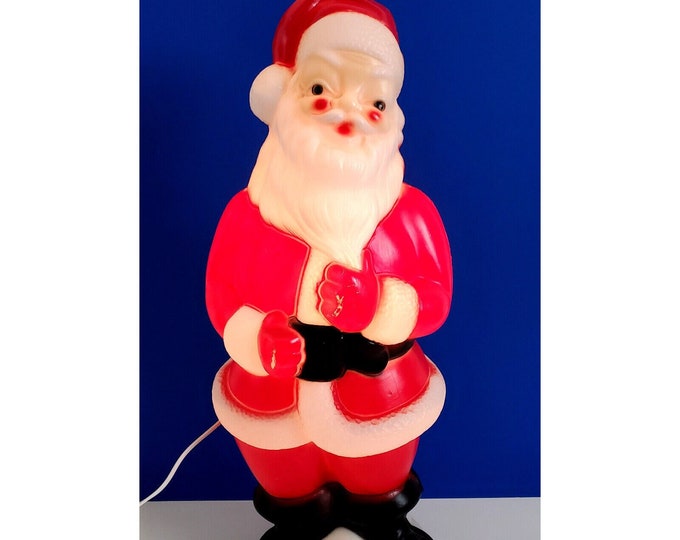 1973 Vintage Carolina Enterprises Santa Claus Christmas Blow Mold 22 Etsy