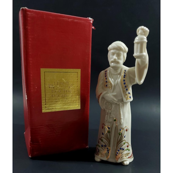 Lenox China Jewels Nativity Christmas Figurine Innkeeper w box Retired