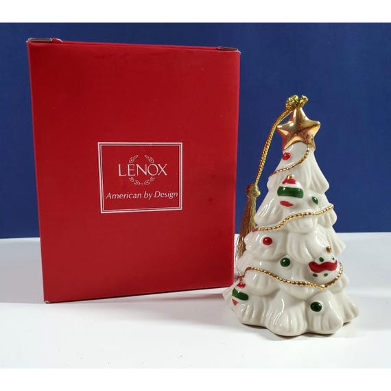 Lenox Very Merry Christmas Ornament Christmas Tree Porcelain 856361