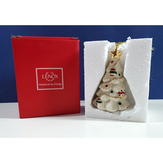 Lenox Very Merry Christmas Ornament Christmas Tree Porcelain 856361