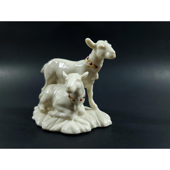 Lenox China Jewels Nativity Christmas Animal Figurine Baby Goat Retired