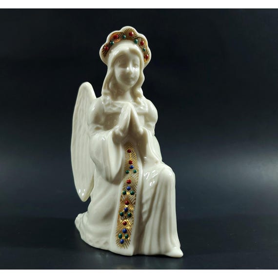 Lenox China Jewels Nativity Figurine Retired Christmas Kneeling Angel