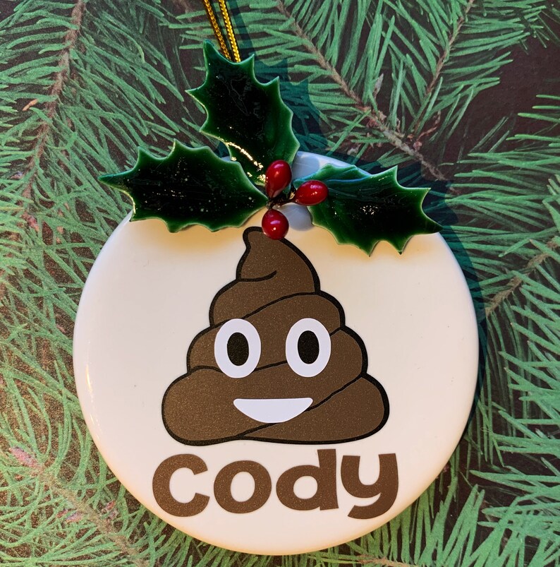 Christmas Poo Ornament 