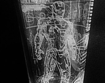 Iron Man - Armadura completa Mark VI - Dibujos técnicos - Vaso de pinta grabado con láser