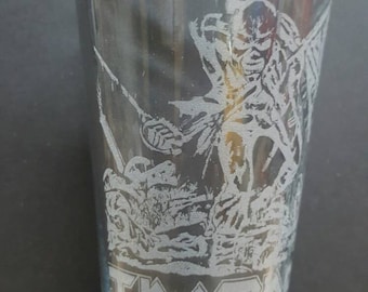 Iron Maiden Trooper Bier - Laser Geätztes Pint Glas