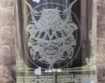 Iron Maiden Senjutsu - Laser Etched Rocks Glas